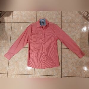 Tommy Hilfiger Red Button-Up Shirt